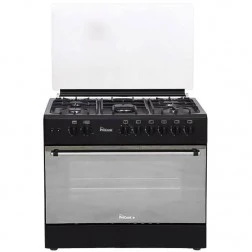 Cuisinière Procook 5 feux four électrique noir TE6950
