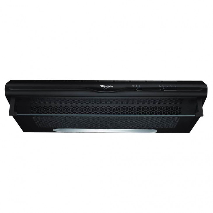 Hotte casquette 60 cm noir Whirlpool WSLCSE-65-AS-K