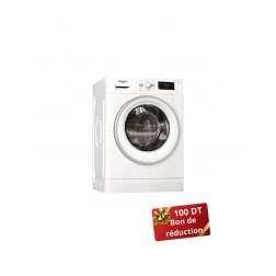 Lave-linge Whirlpool inverter 8 kg blanc FWG81284W-NA
