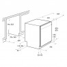LAVE VAISSELLE FOCUS SEMI-ENCASTRABLE