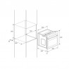FOUR ELECTRIQUE MULTIFONCTIONS 60CM INOX FOCUS