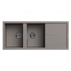 EVIER GRANIT FILO 116A GREGE 2 BACS FOCUS LINE