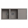 EVIER GRANIT FILO 116A GREGE 2 BACS FOCUS LINE