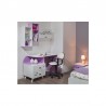 CHAMBRE ENFANT VIOLETTE PENDERIE 3 PORTES