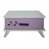 CHAMBRE ENFANT VIOLETTE PENDERIE 3 PORTES