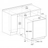 LAVE LINGE ENCASTRABLE 7KG BLANC FOCUS