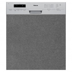 LAVE VAISSELLE SEMI ENCASTRABLE INOX 12 COUVERTS FOCUS