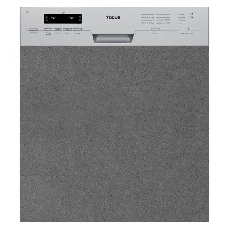 LAVE VAISSELLE SEMI ENCASTRABLE INOX 12 COUVERTS FOCUS