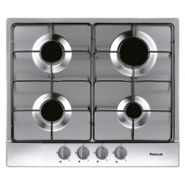 PLAQUE 4 FEUX 60 CM INOX FOCUS