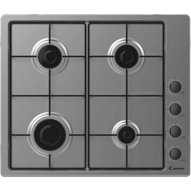 PLAQUE A GAZ CANDY 4 FEUX 60CM INOX