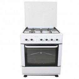 CUISINIÈRE PROFICOOK 4 FEUX 60 CM BLANC