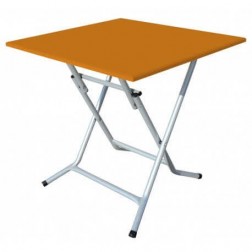 TABLE PLIANTE CARRE 70 x 70 cm PVC