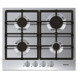 PLAQUE FOCUS 4 FEUX INOX