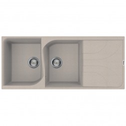 ÉVIER FOCUS 2 BACS + ÉGOUTTOIR AVENA