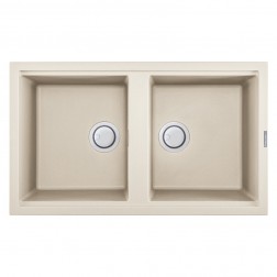 ÉVIER FOCUS 2 BACS CHAMPAGNE