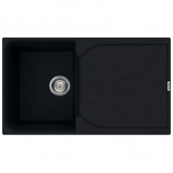 ÉVIER FOCUS 1 BAC + ÉGOUTTOIR NOIR