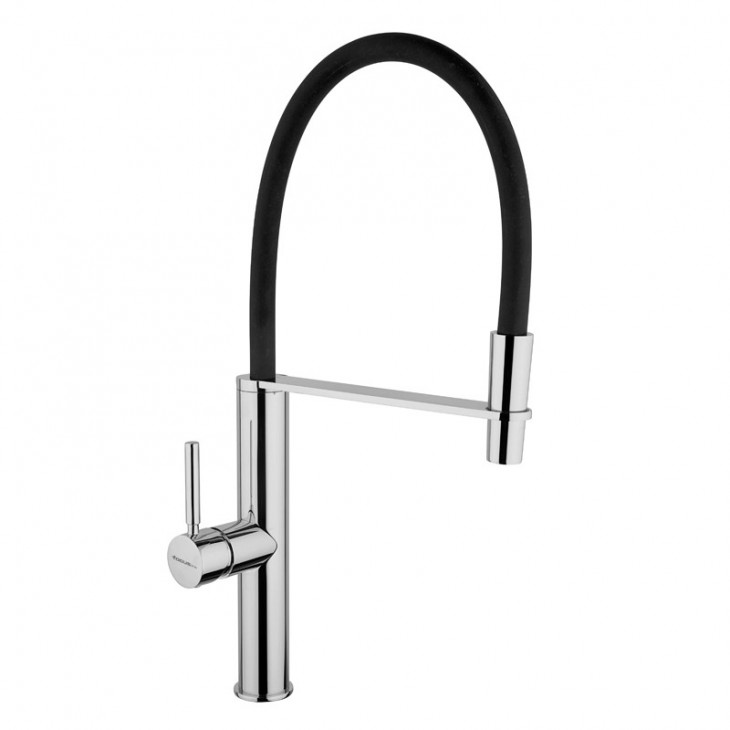 MITIGEUR CHROME FOCUS NOIR & INOX MITIGEUR CHROME FOCUS NOIR & INOX