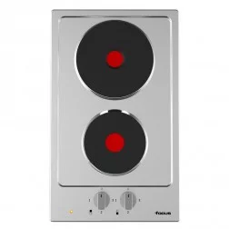 PLAQUE ELECTRIQUE FOCUS DEUX FEUX INOX