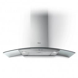 HOTTE CHEMINÉE FOCUS 90 CM INOX & VITRO