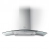 HOTTE CHEMINÉE FOCUS 90 CM INOX & VITRO