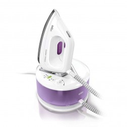 CENTRALE VAPEUR COMPACT BRAUN CARE STYLE 2200W BLANC & VIOLET