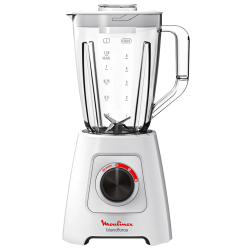 BLENDER MOULINEX BLENDE FORCE 600W + MOULIN A CAFE BLANC