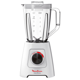 BLENDER MOULINEX BLENDE FORCE 600W + MOULIN A CAFE BLANC