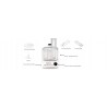 ROBOT MULTIFONCTIONS MOULINEX MASTER CHEF BLANC