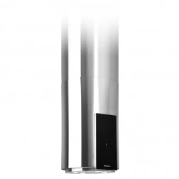 Hotte centrale Focus 39 cm inox & vitro noir VASTO