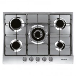 Plaque Focus 5 feux inox F407X