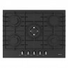 Plaque Focus 5 feux vitro noir F406B