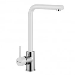 Mitigeur Focus bec d’écoulement élevé blanc AP7730W