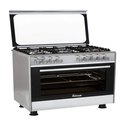 Cuisinière Procook 5 feux 90 cm inox TE6950IX