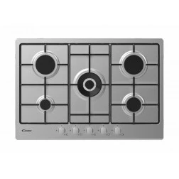 Plaque Candy 5 feux 75 cm inox CHW74WX