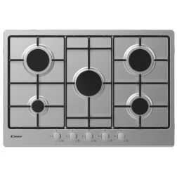 Plaque Candy 5 feux inox CHW7X