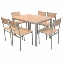 Pack salle à manger table Serena + 6 chaises PACK01CB