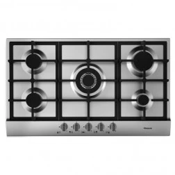 Plaque Focus 5 feux inox F4789X