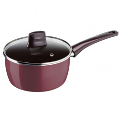 Casserole Tefal 16cm rouge avec couvercle D5052252