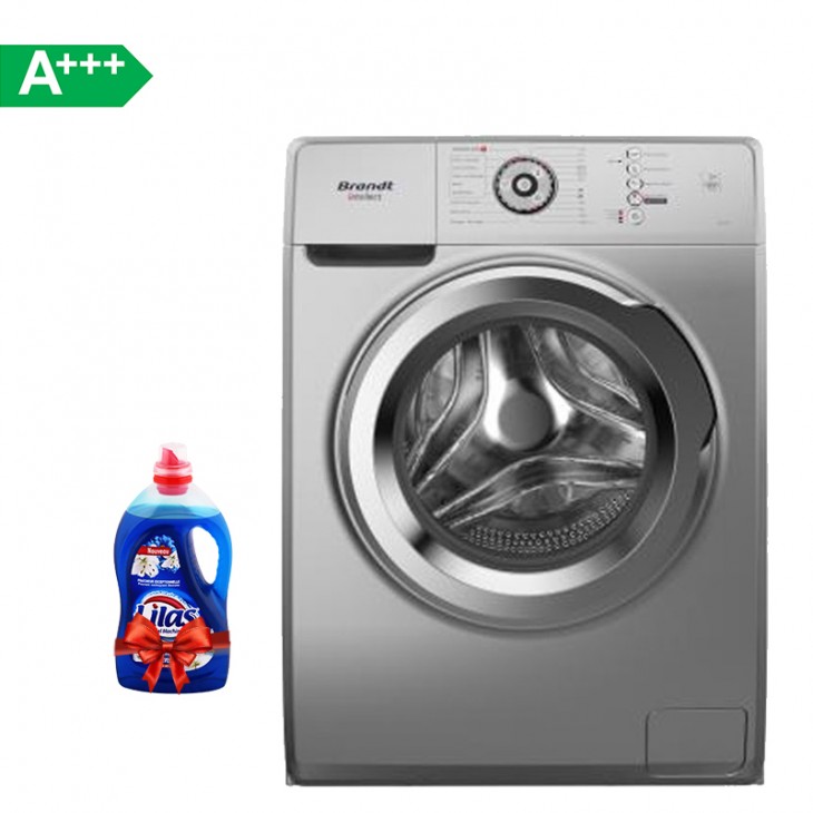 LAVELINGE BRANDT 8KG SILVER + Lessive Lila