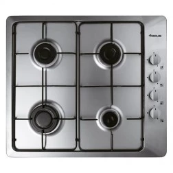 Plaque Focus 4 feux inox F400X