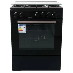 Cuisinière Arthur Martin 60 cm 4 feux noir AMG60N