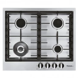 Plaque à gaz Focus 4 feux inox QUADRA-60