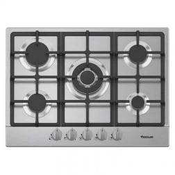 Plaque Focus 5 feux 70cm inox F478X