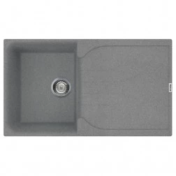ÉVIER FOCUS 1 BAC + ÉGOUTTOIR GRIS