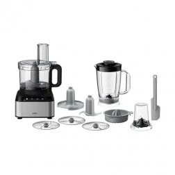 Robot multifonction Braun inox FP3233SI