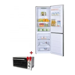 Combiné Brandt No Frost 380L inox BFC8610NX