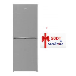 Combiné Beko semi No Frost 401L silver CH510SX