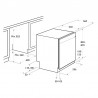 Lave-vaisselle semi-encastrable Focus 12 couverts F502B