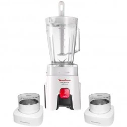 Blender Moulinex + moulin à café et râpe LM242B25