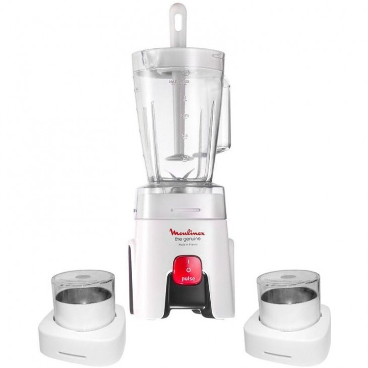 Blender Moulinex + moulin à café et râpe LM242B25